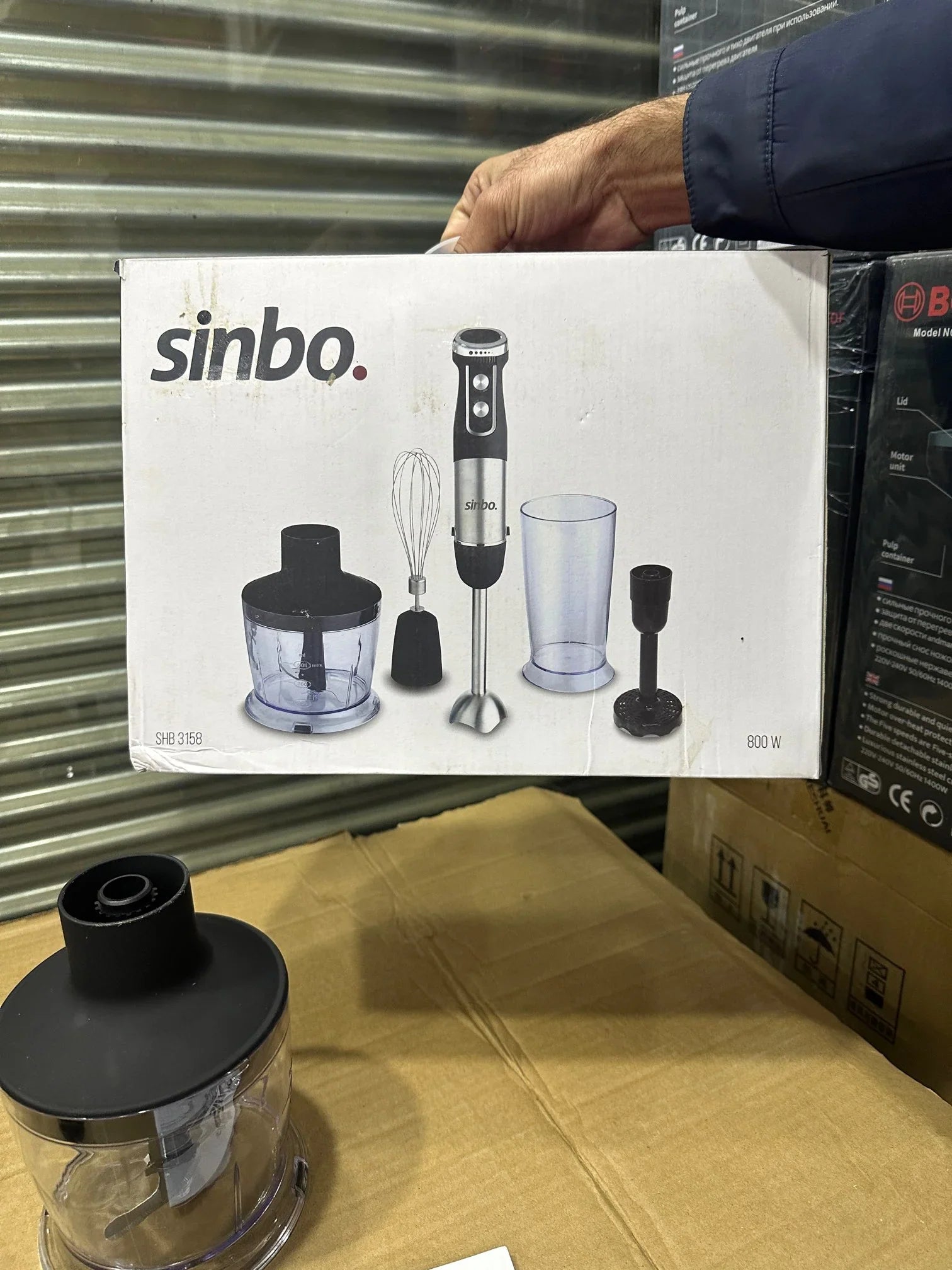 5 in 1 Hand Blender Set Imported High Quality SINBO